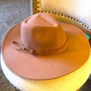 Wider Brim Panama Hat with bow and tassel